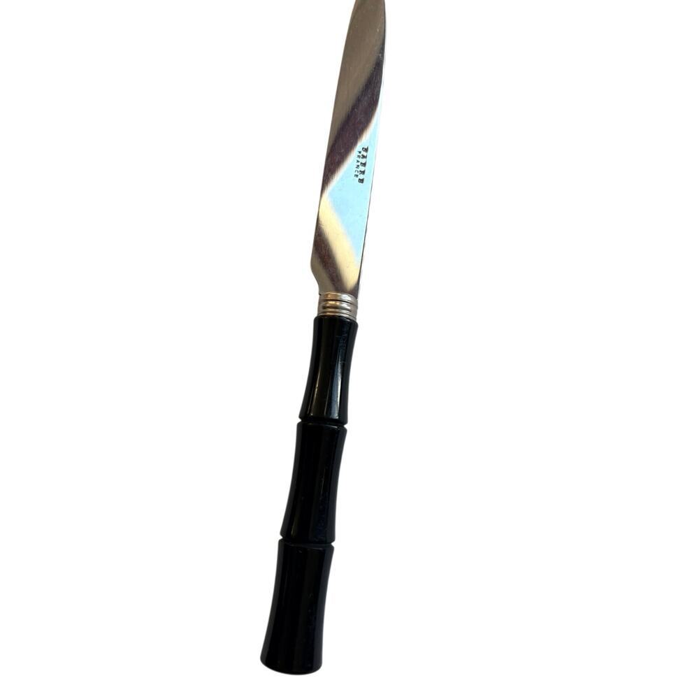 NEW Sabre Paris Bamboo Dinner Knife – Black Handle